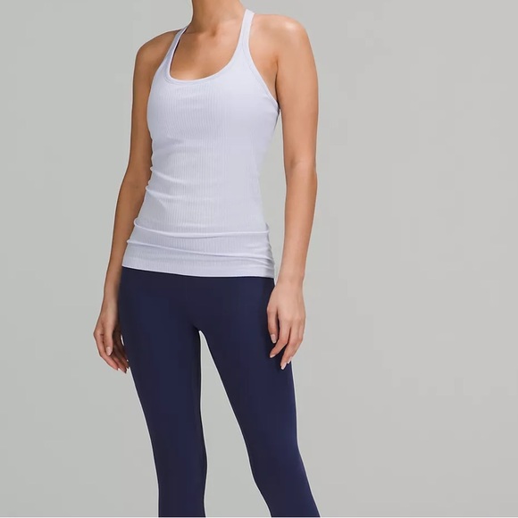 lululemon athletica Tops - Lululemon Ebb to Street tank top in Pastel Blue in size 8
